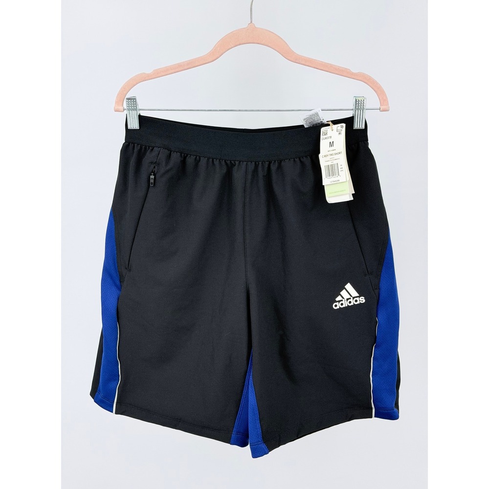 Adidas COLD.RDY Soft Shell Shorts Men M Black Blue Insulated NWT GU6378